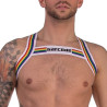 Barcode Berlin Harnais élastique Barcode Pride Blanc